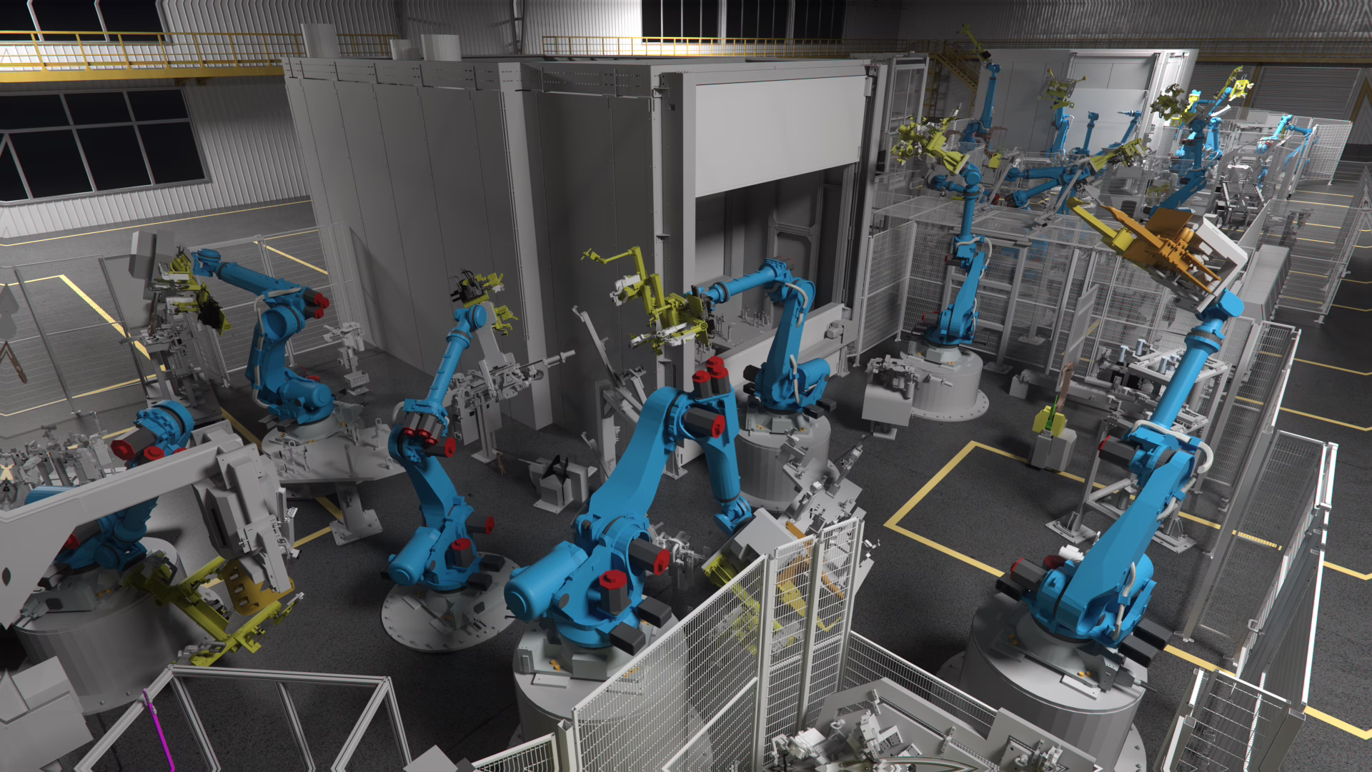 Digital twin of a connected production system